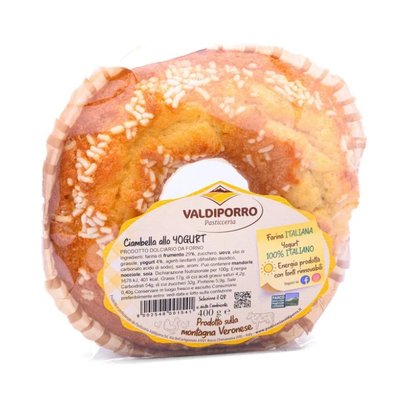 кекс Valdiporo Yogurt с кисело мляко 400гр