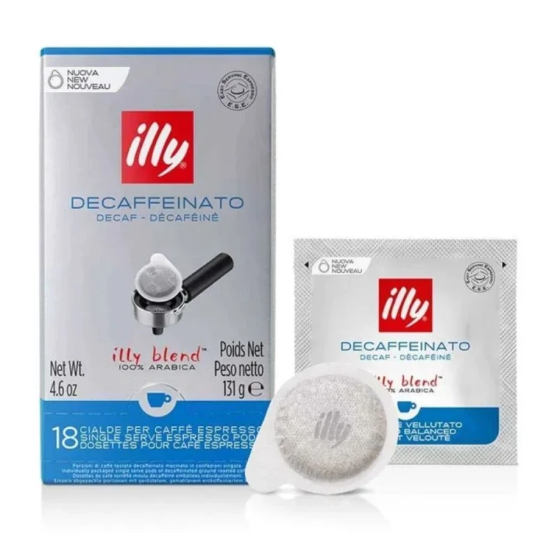 кафе illy Decaffeinato без кофеин 18бр хартиена доза