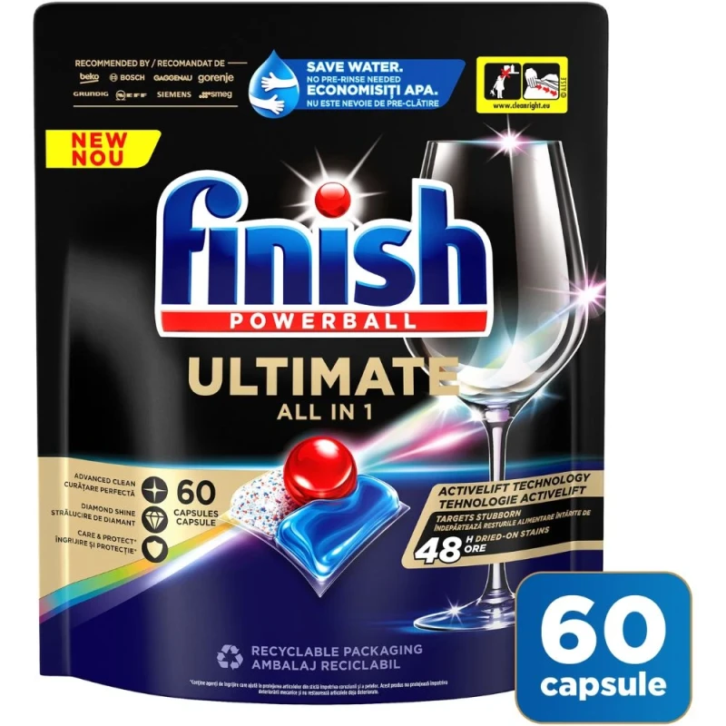 таблетки съдомиялна Finish Ultimate 60 съдомиялни