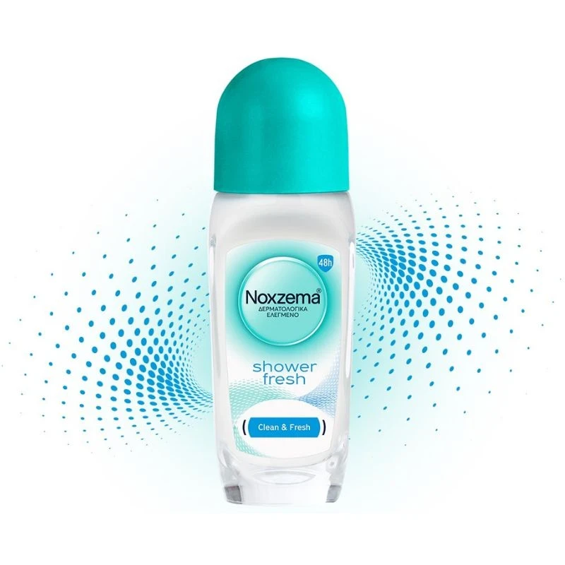 рол-он дезодорант Noxzema Shower Fresh 48h чисто и свежо 50мл