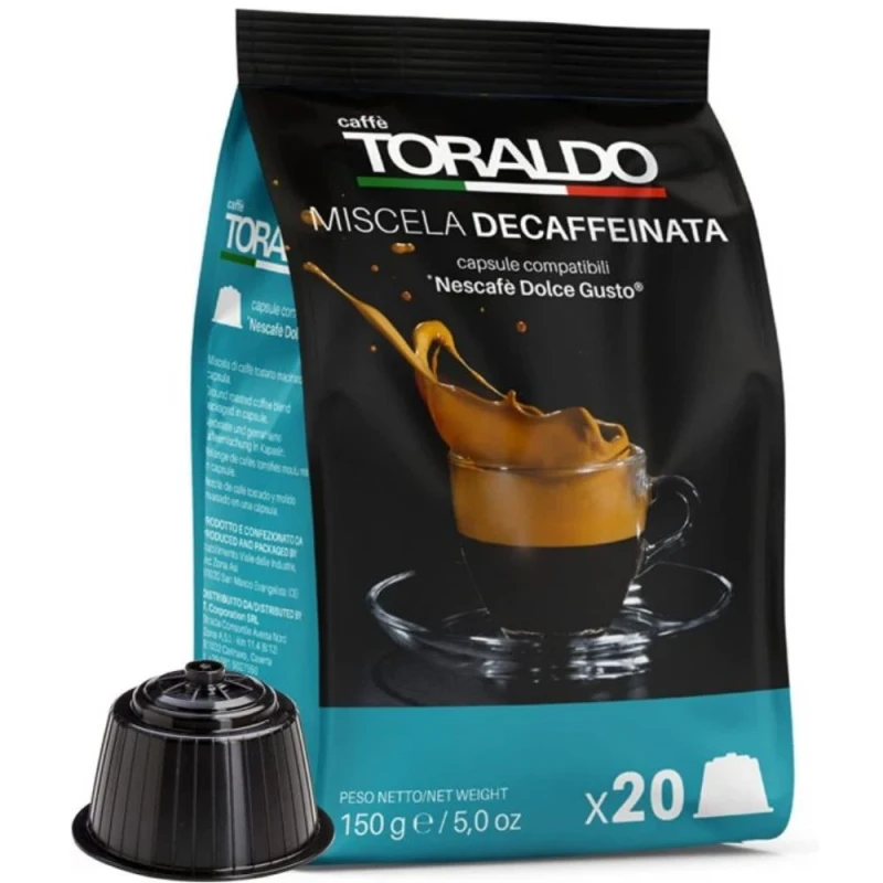 кафе Toraldo Deka без кофеин за Dolce Gusto 20бр
