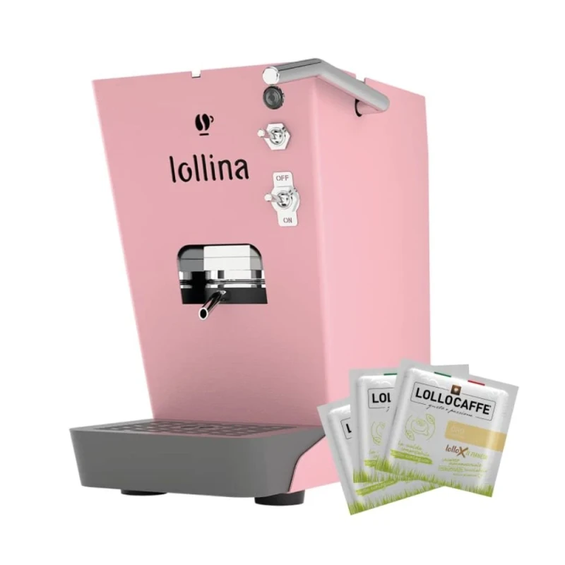 кафе машина Lollina Rosapop Candy за хартиени дози + подарък 40 дози Oro
