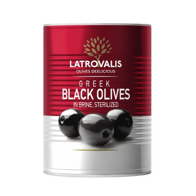 м-ни Latrovalis Black confit pited черни без костилка стерилизирани 170гр отцедено