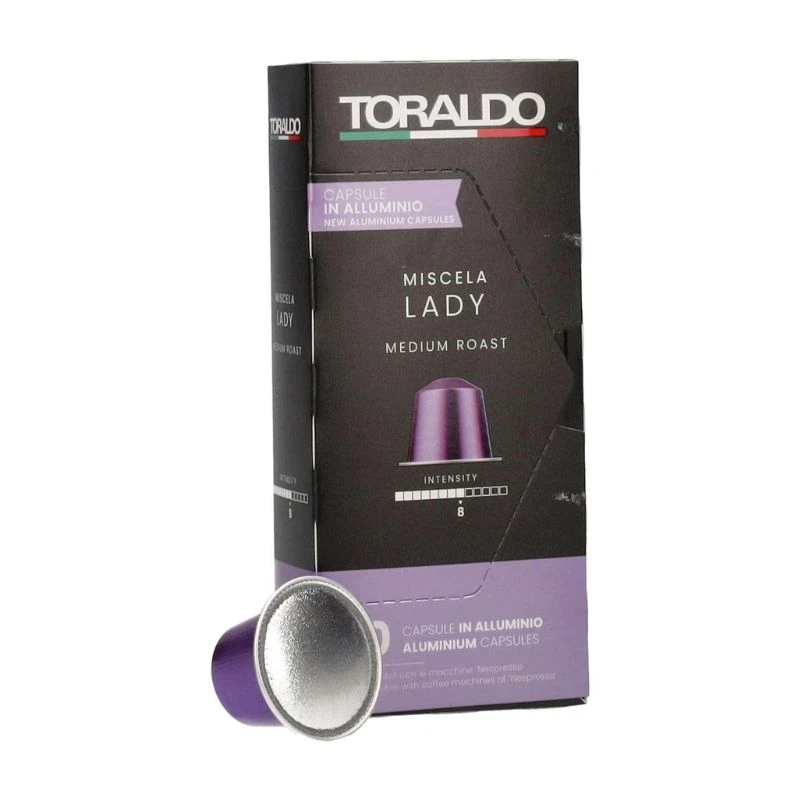 кафе Toraldo Lady за nespresso 10бр алуминиеви