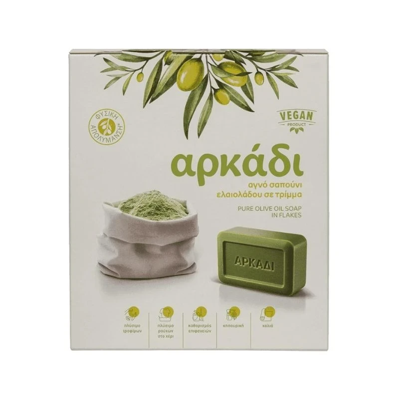 сапун Arkadi  Green зелен сапун на люспи многофункционален препарат за домакинството 500гр