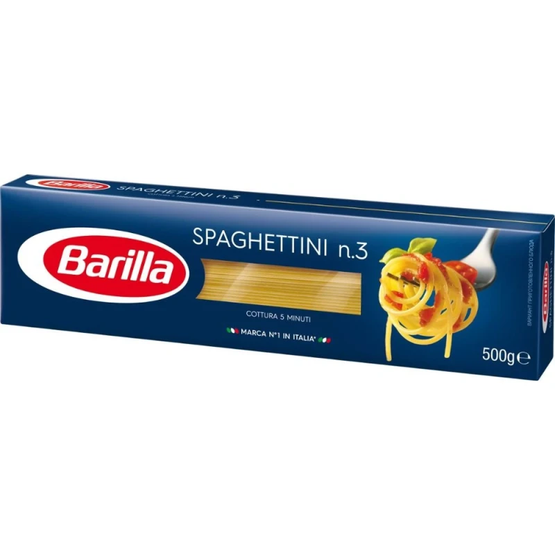 паста Barilla №3 Spaghettini 500гр