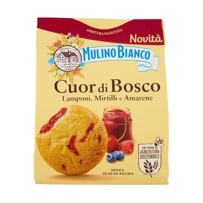 бисквити Mulino Bianco Cuor di Bosco 300гр