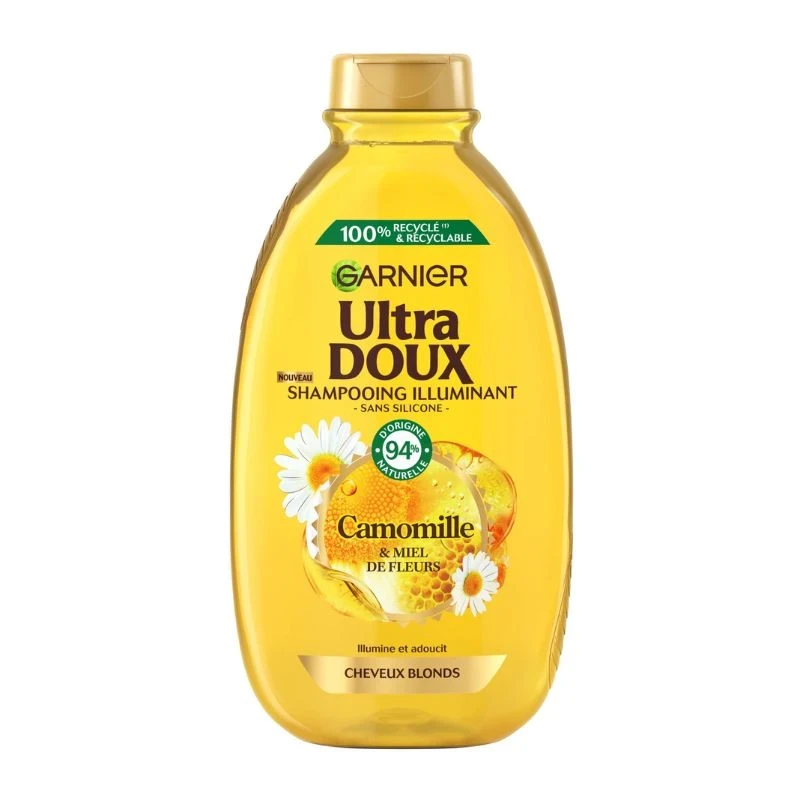 шампоан Garnier Camomilla Illuminate and Miele di Fiori лайка и цветен мед за светла коса 250мл