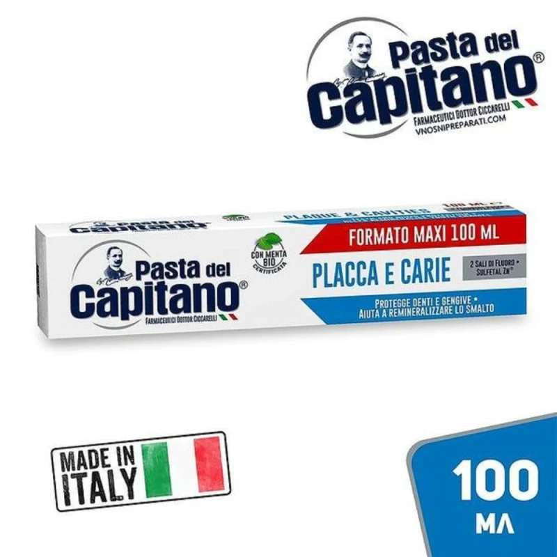 паста за зъби Capitano Placca e Carie 100мл.
