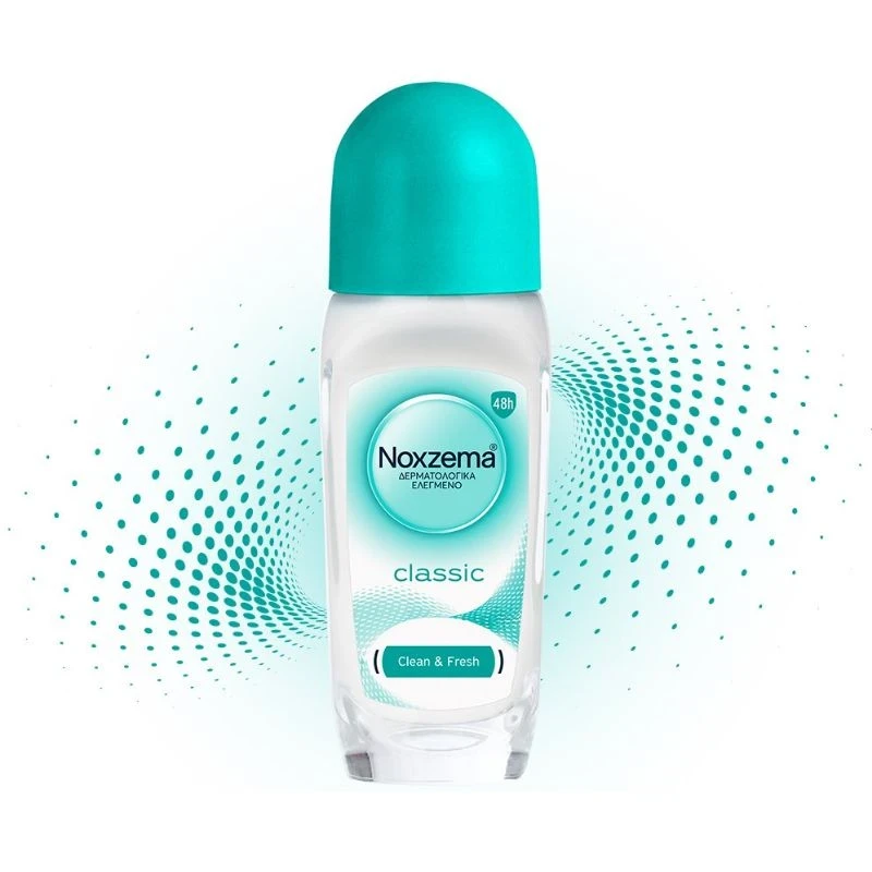 рол-он дезодорант Noxzema Classic 48h чисто и свежо 50мл