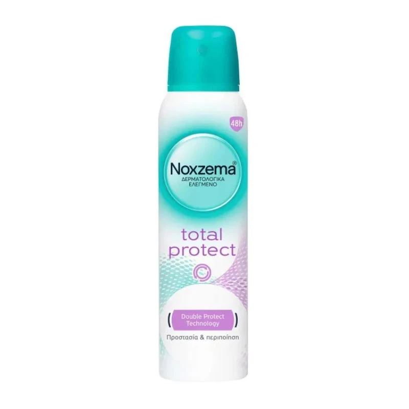 део спрей дезодорант Noxzema Total Protect 48h технология за двойна защита 150мл