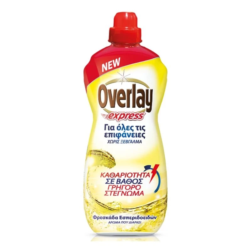 препарат под Overlay Citrus freshness за всякакви повърхности без изплакване 1л