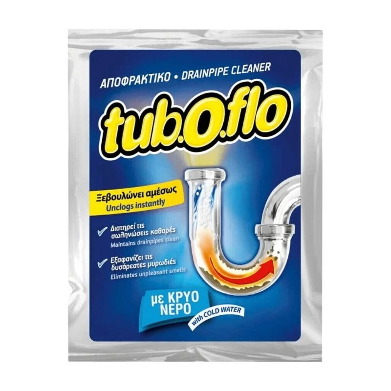 препарат Tuboflo Cold new гранули за отпушване на канали със студена вода 60гр