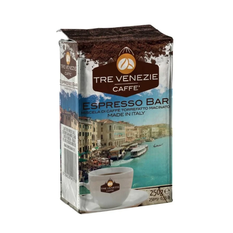 кафе пакет Tre Venecia мелено вакум 250гр