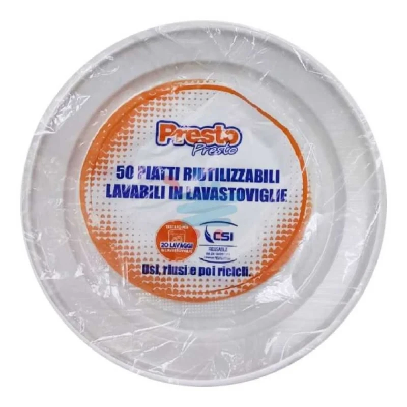 чиния Piatti Riutilizzabili плитки 170мм 50бр