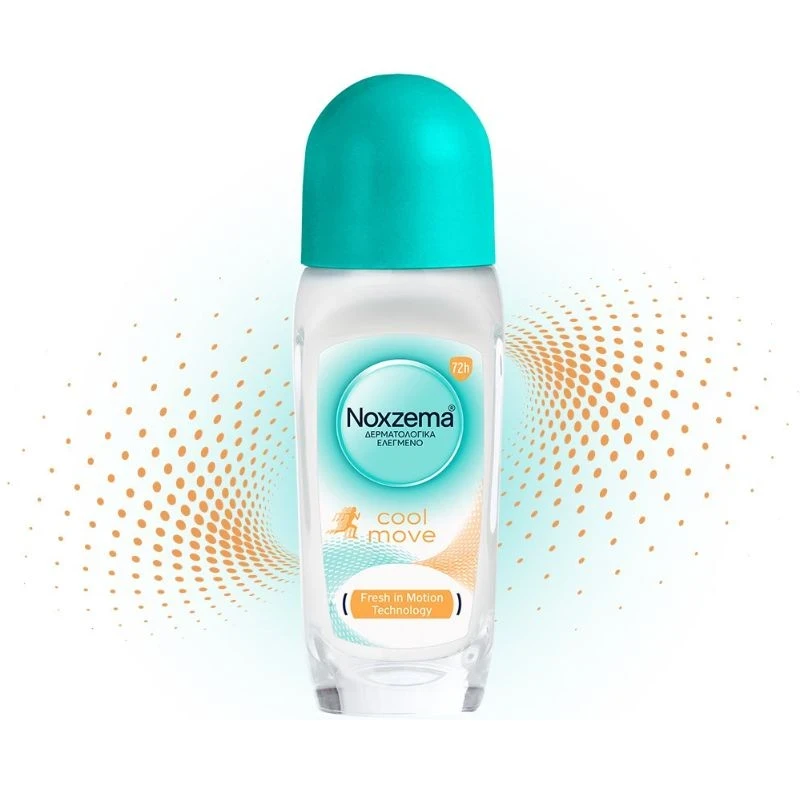 рол-он дезодорант Noxzema Cool Move 72h свежа технология в движение 50мл