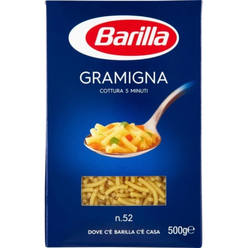 паста BARILLA №52 GRAMIGNA 500гр.