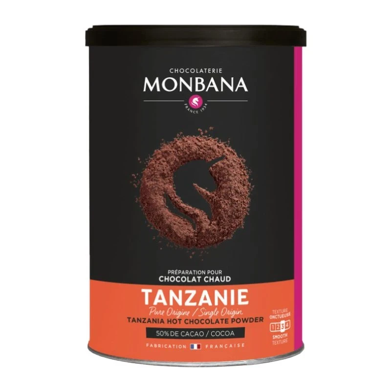 шоколадова напитка Monbana Tanzanie Pure Origin 50% какао еднороден произход Танзания 500гр