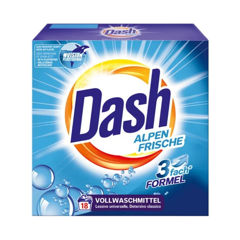 сух прах Dash Alpen Frische универсал 18пр 1.17кг