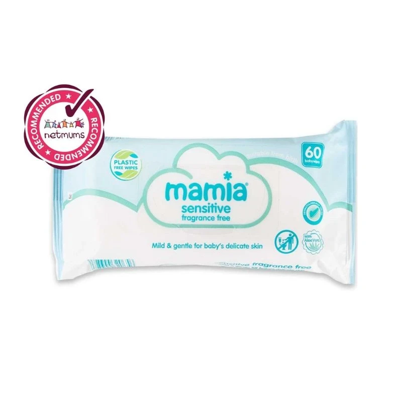 мокри кърпи Mamia Sensitive 60бр