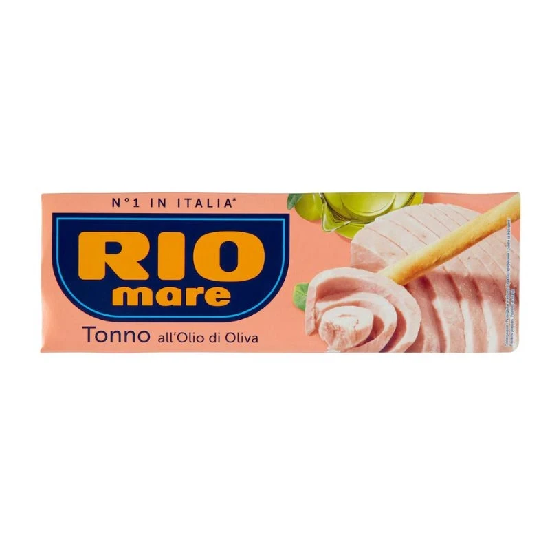 риба тон Rio Mare Olive Oil в маслиново масло 3х80гр