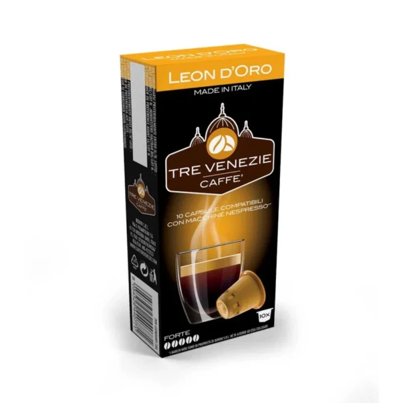 кафе Tre Venezia Leon dOro - Forte за nespresso 10бр