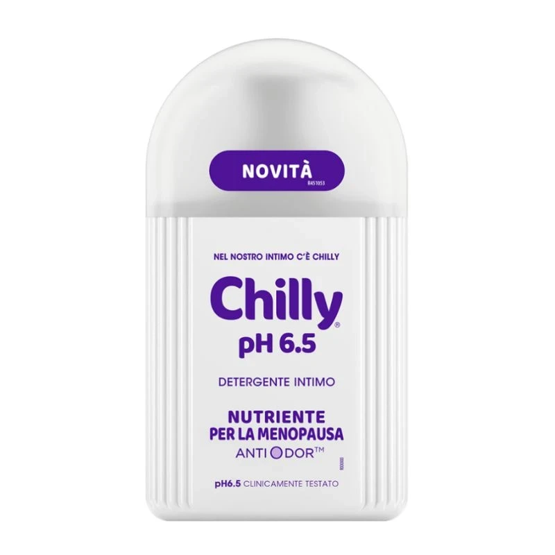 интимен гел Chilly Nutriente per la Menopausa AntiOdor pH6.5 за менопауза премахва миризми 200мл