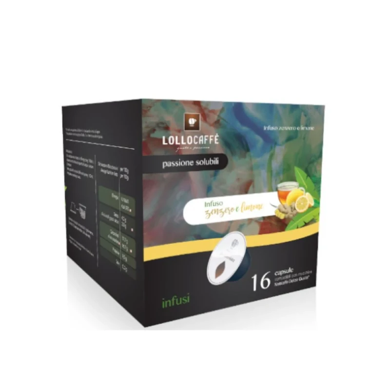 чай Lollo Oriente Zenzero e Limone за Dolce Gusto 10бр