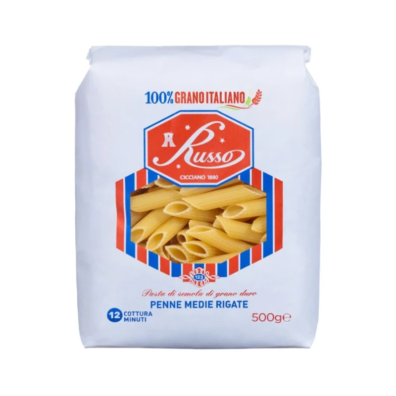 паста Russo №123 Penne Medie Rigate