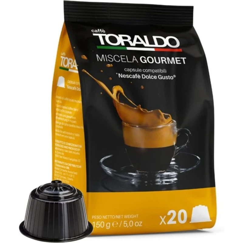 кафе Toraldo Gourmet за Dolce Gusto 20бр