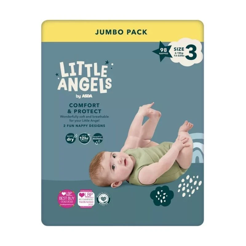 памперс Little Angels 3 6-10кг 98бр