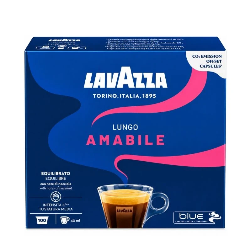 кафе Lavazza Amabile lungo за капсула blue 100бр