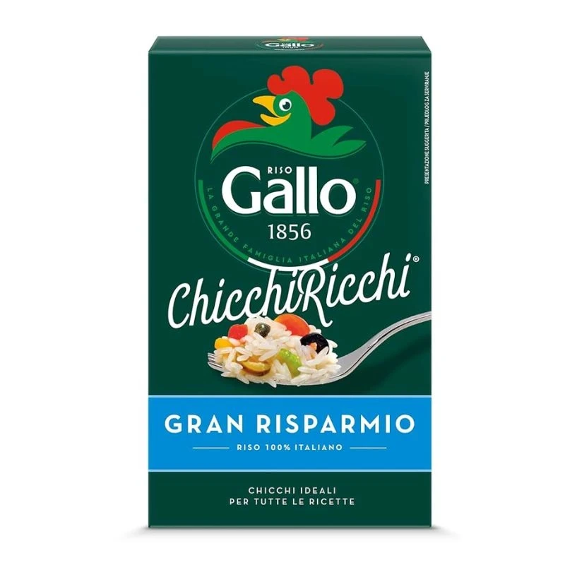 ориз Gallo Chicchi Ricchi Gran Risparmiuo бял дългозърнест ориз универсален 850гр