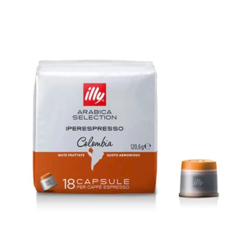 кафе illy Colombia за iperEspresso 18бр