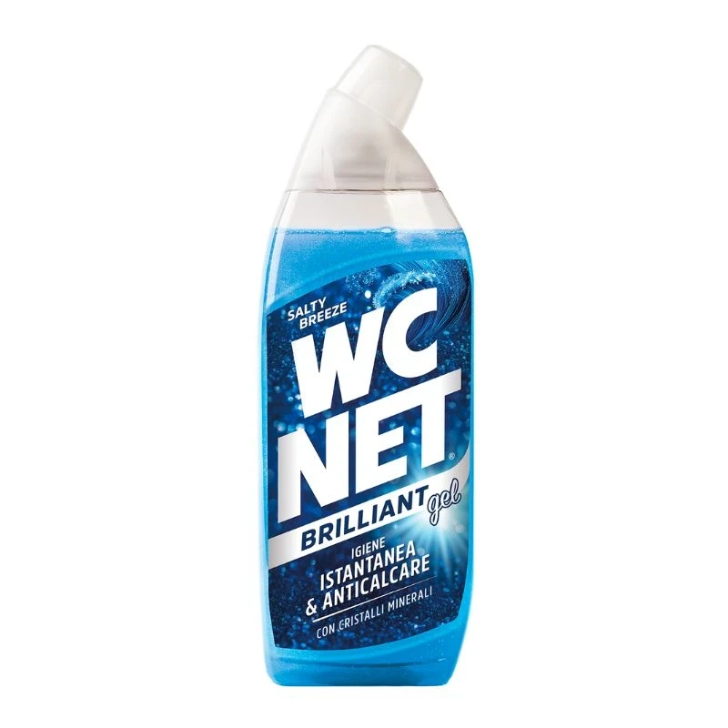 препарат тоалетна WC Net gel Salty Breeze солен бриз гел против котлен камък и хигиенизира 700мл