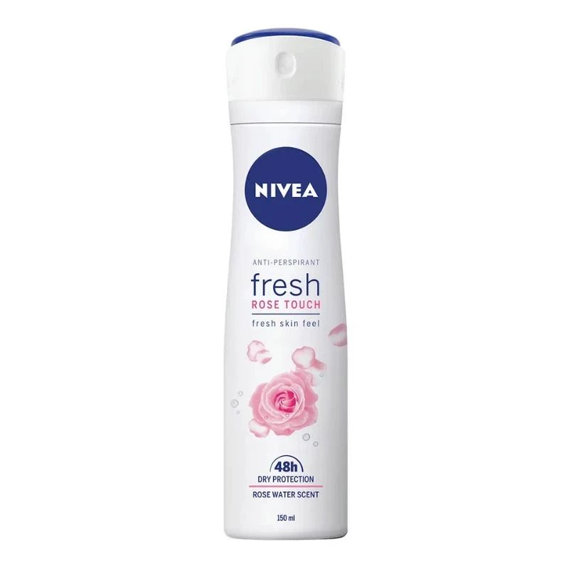 део спрей дезодорант Nivea Fresh Rose Touch 72h дълготрайна свежест 150мл