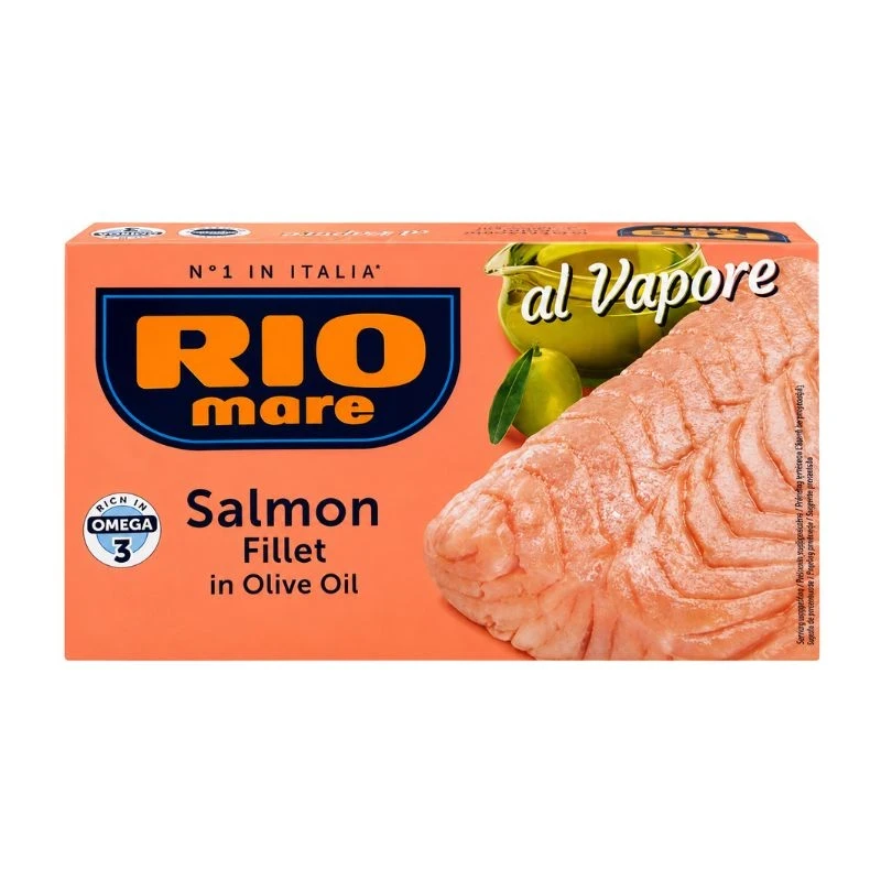 консерва Rio Mare Salmon филе сьомга в маслиново м-ло 150гр