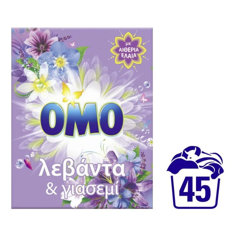 сух прах Omo Lavender and Jasmine универсал 45пр 2,52кг