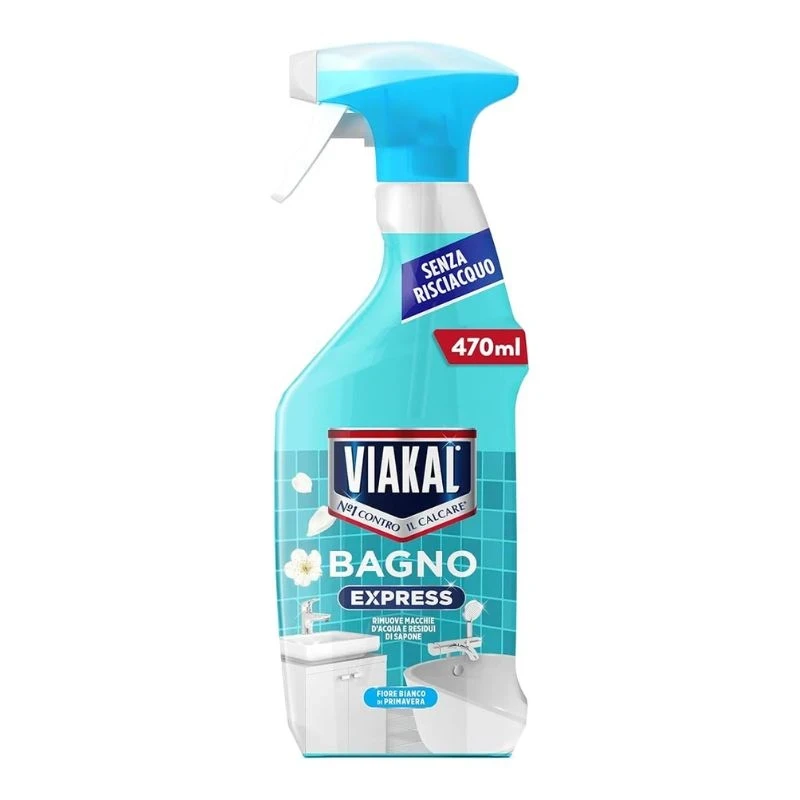 препарат варовик Viakal Bagno express Fiori Bianco di Primavera без изплакване 470мл
