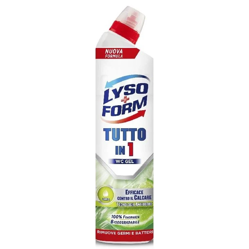 препарат тоалетна гел Lysoform Tutto in 1 Wc Gel Lime 750мл