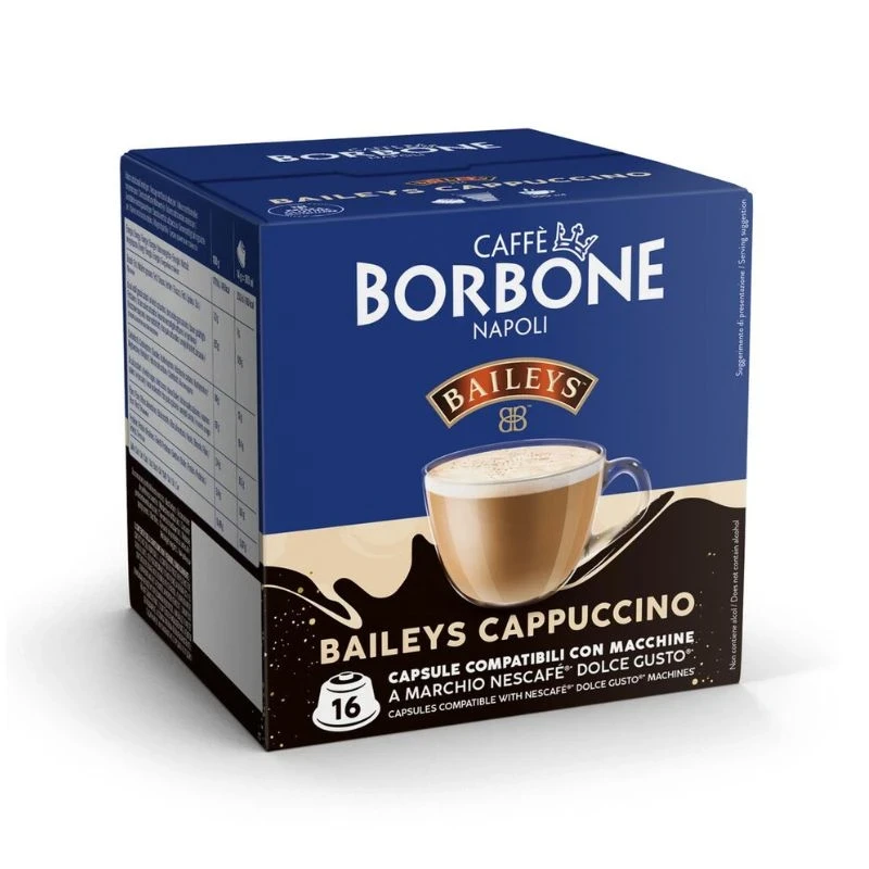кафе Borbone Cappuccino Baileys капучино с вкус Бейлис за Dolce Gusto 16бр