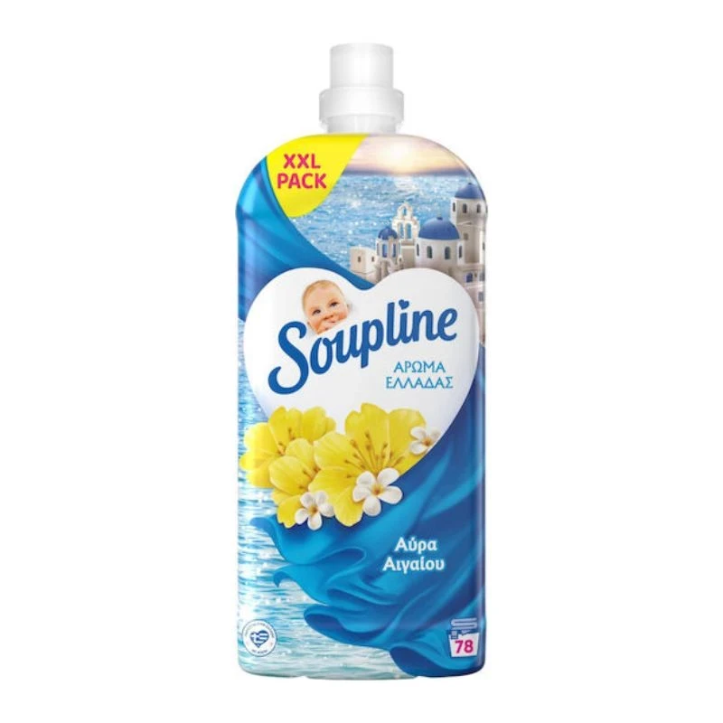 омекотител Soupline Aegen Breeze егейски бриз 78пр 1.638л