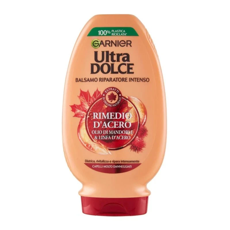 балсам Garnier Rimedio dAcero масло от бадем и кленов сок за много увредена коса 200мл