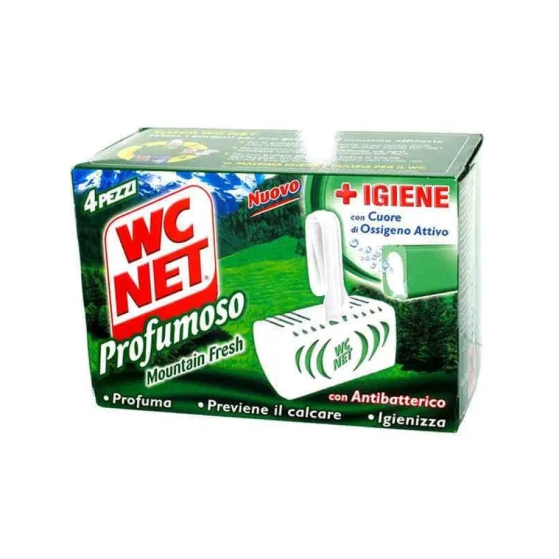 тоалетно блокче Wc Net Mountain Fresh 4бр в кутия