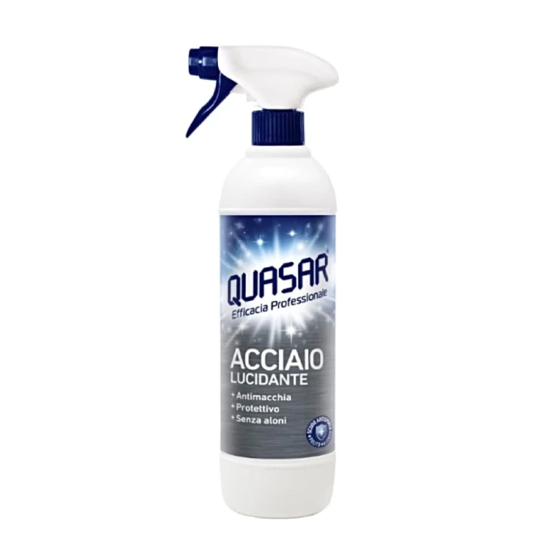 препарат метали Quasar Acciaio 580мл подходящ за инокс/стомана