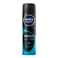 Thumbnail 1 of део спрей дезодорант Nivea men Deep Beat 72h black carbon anti-bacterial 150мл