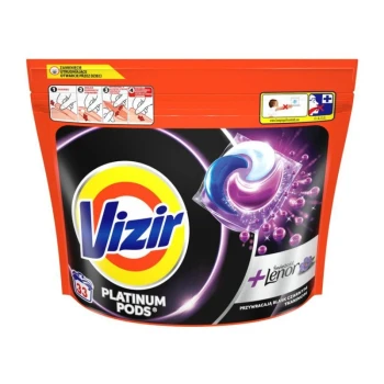 Снимка на капсули Vizir Platinum + Lenor за черно 33 капсули