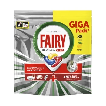 Снимка на таблетки съдомиялна Fairy Platinum PLUS lemon 88бр
