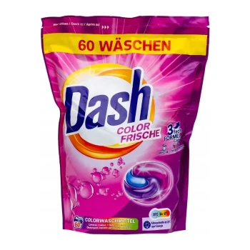 Снимка на капсули Dash Color Frische 3in1 цветно 60пр