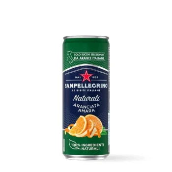 Снимка на напитка газирана SanPellegrino Aranciata Amara горчив портокал 330мл